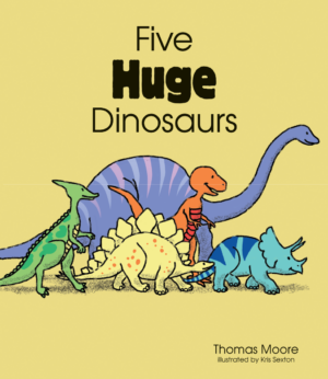 Five Huge Dinosaurs Small  book